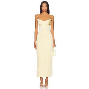 NWT nastyamasha DRESS MAXI SATIN SIZE S $1050